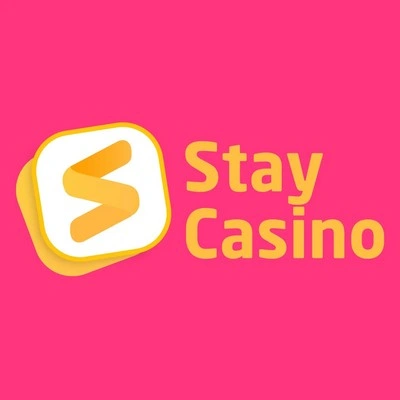 Stay Casino game lobby interface showing slot categories and featured games on a desktop and mobile view.